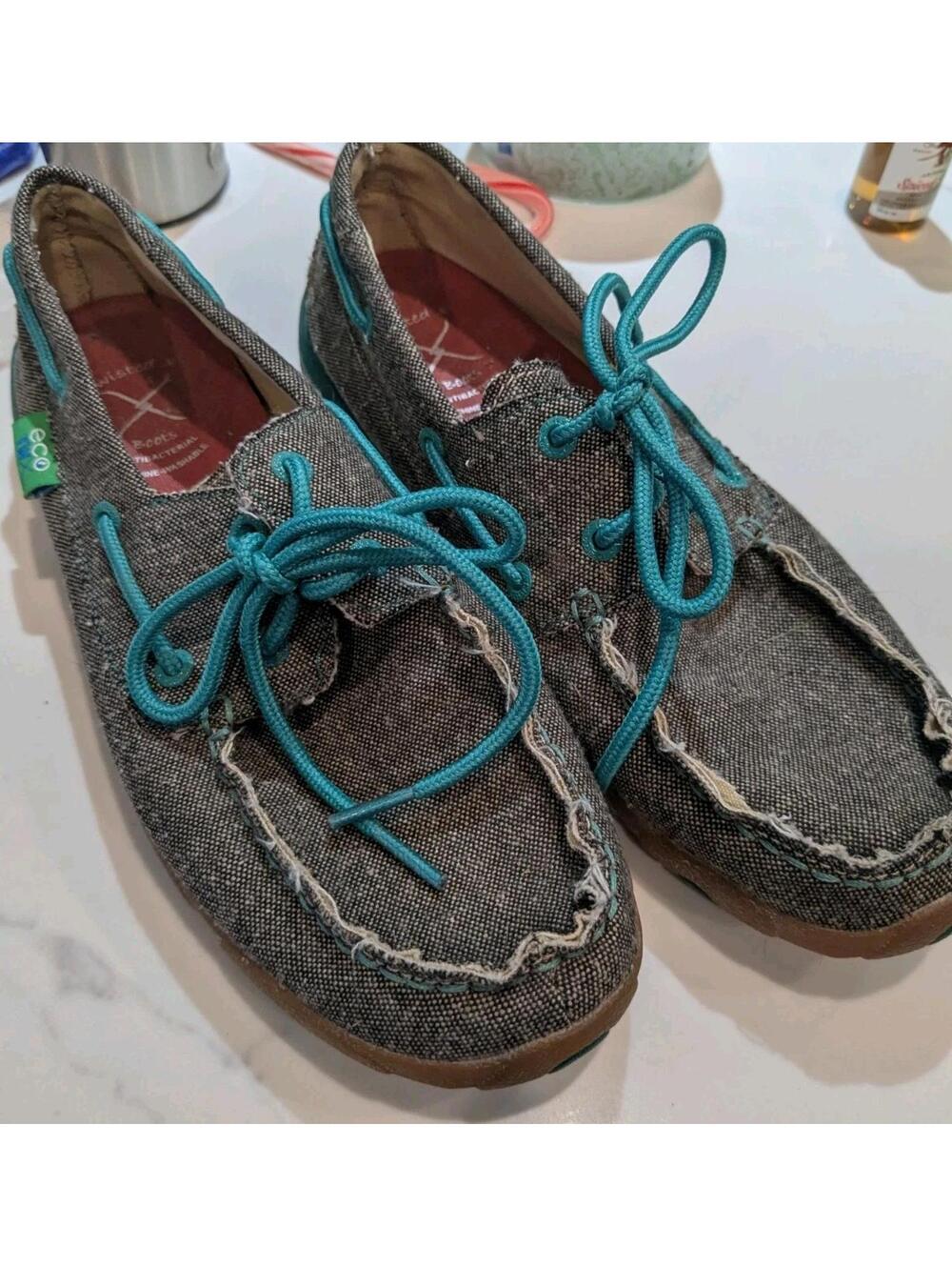 ECO Twisted TWX Casual Women’s Casual Shoes Oxford Driving Moccasin Sz. 8M EUC